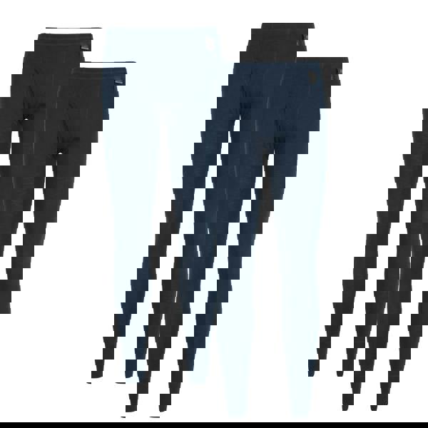 Mountain Warehouse Mens Merino Wool Base Layer Bottoms (Pack of 2) - Navy - 