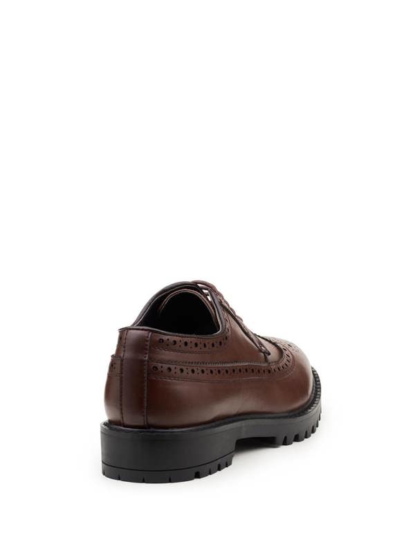 Roco Boys brown chunky brogues - Leyton