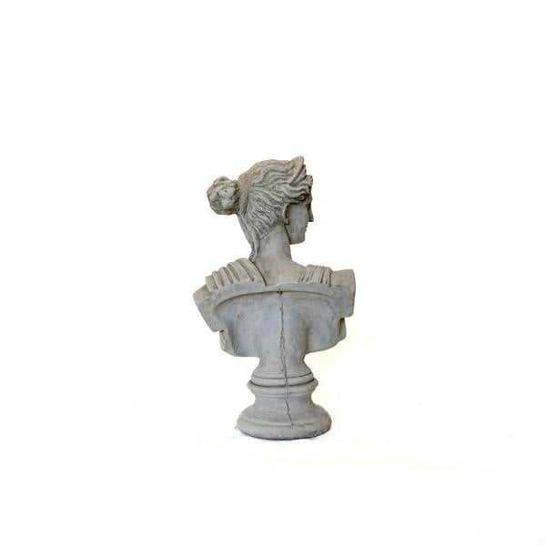 Classical Athena Bust Garden Ornament