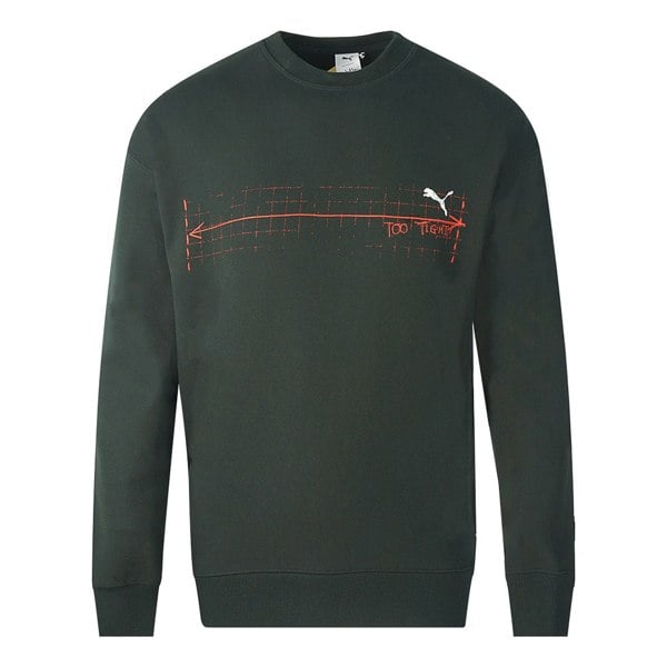 Puma X Michael Lau Graphic Crew Sweatshirt - Black