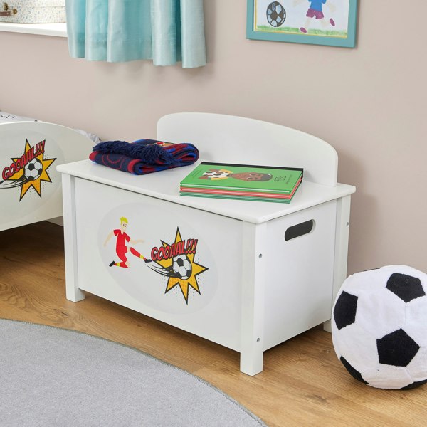 Liberty House Toys Kid’s Wooden Football Toy Box