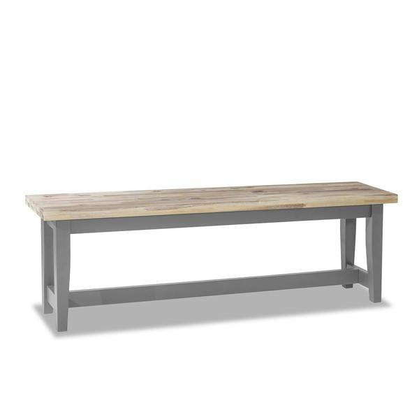 Statement Furniture Florence Solid Acacia Hardwood Dining Bench 140cm Long