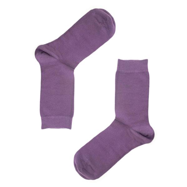 Jemsox Luxury Socks Multipack 3 Pairs / 5-Pairs Purple Plain Colour Men's Crew Socks Size 7-12