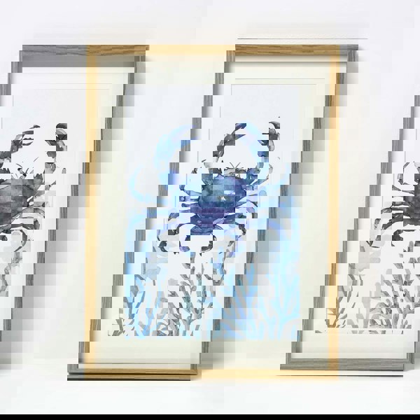 HOMESCAPES Set of 3 Blue Sea Animal Wall Art