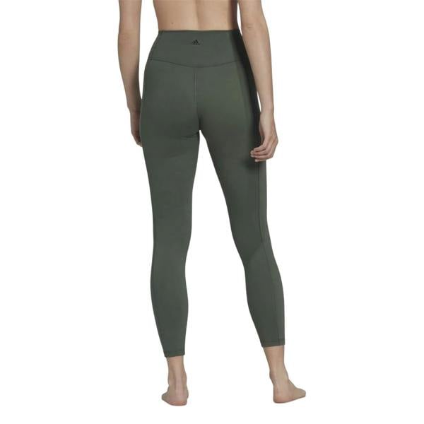 Adidas Womens/Ladies Yoga Studio Leggings - Green - 