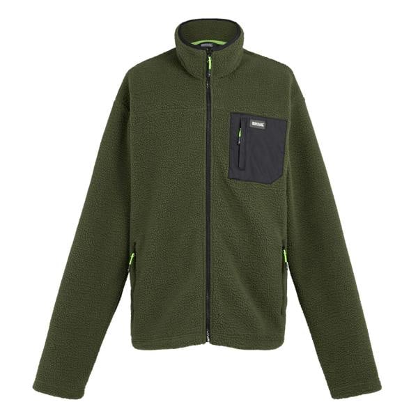 Regatta Mens Frankie Borg Fleece - Dark Khaki - 