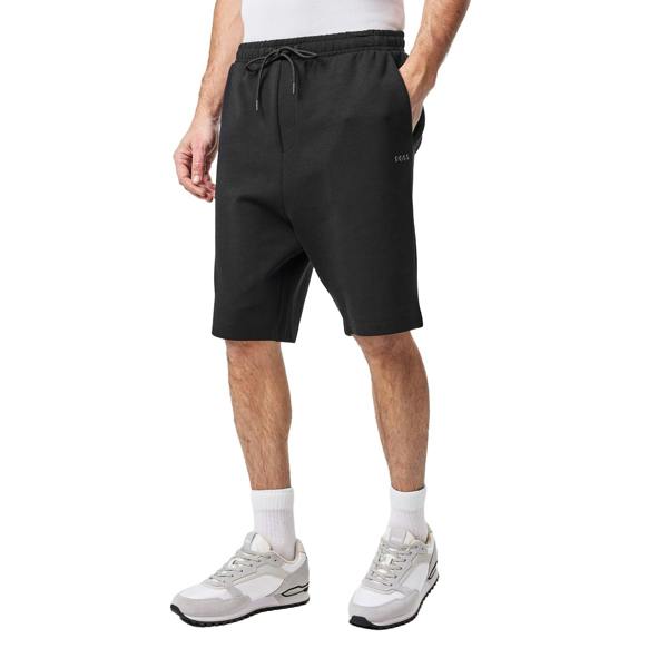 Boss Mens Drawstring Waist Sweat Shorts - Black - 