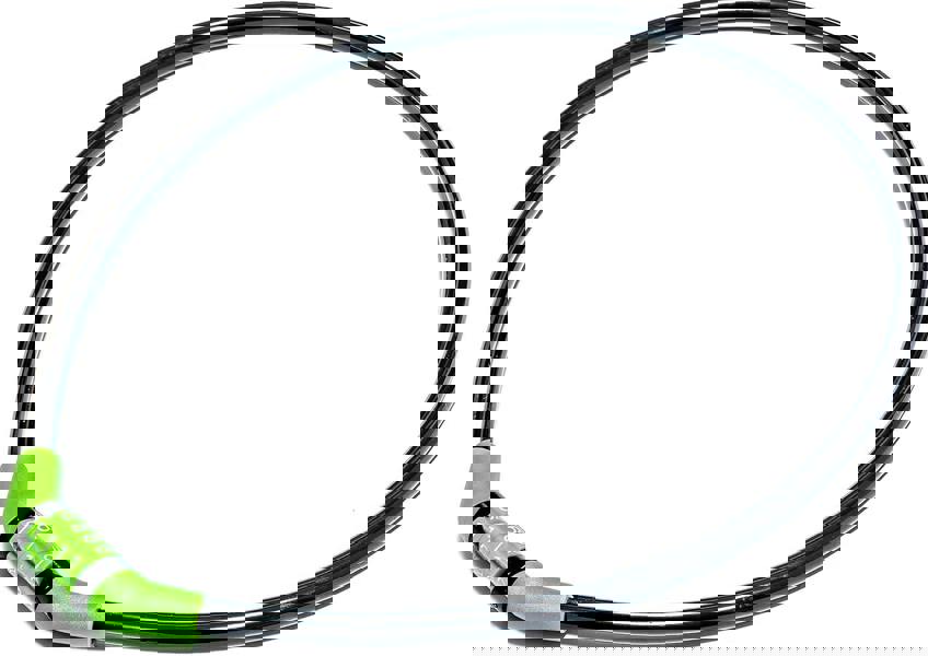 Awe Sport Direct 8mm x 76cm Steel Cable Bike/Bicycle Combination Lock (Non-Changeable Unique Code)