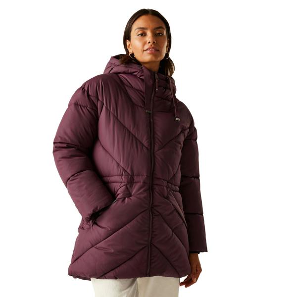 Regatta Womens/Ladies Rusey Quilted Padded Jacket - Fig - 