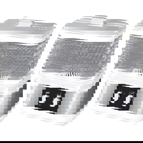 Spector 5 Tray Stainless Steel Food Dehydrator Jerky Fruit Vegetable Dryer White