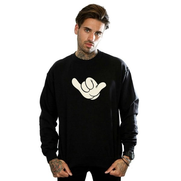 Disney Mens Mickey Mouse Skate Sweatshirt - Black