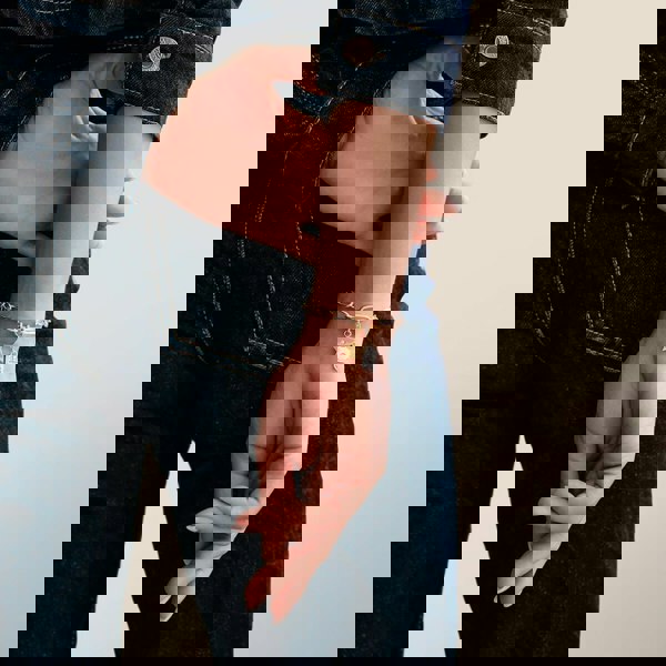 THOMAS SABO Charm Club Connect Gold Plated Cubic Zirconia Star Charm CC1238-414-14