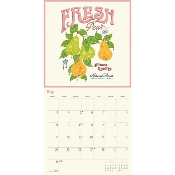 Fruit Market Calendar 2027, Wall Calendars, Month To View, Lifestyle, Gift