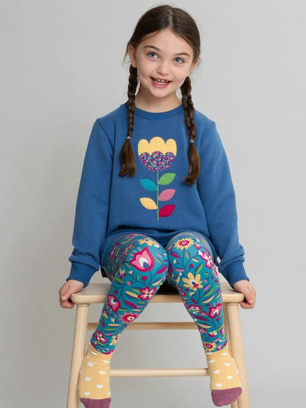 Kite Girls Organic Folksy Bloom Sweatshirt
