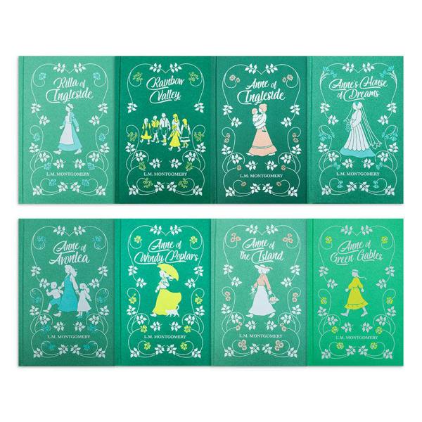 Anne of Green Gables Complete 8 Books Deluxe Hardback Collection – Classic Literature Collection