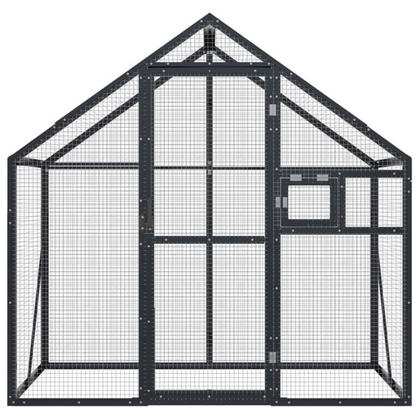 Berkfield Aviary Anthracite 179x100x185 cm Aluminium