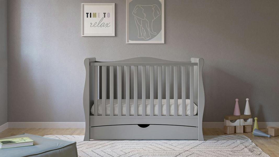 Viculii Gilbert Cot Bed Grey
