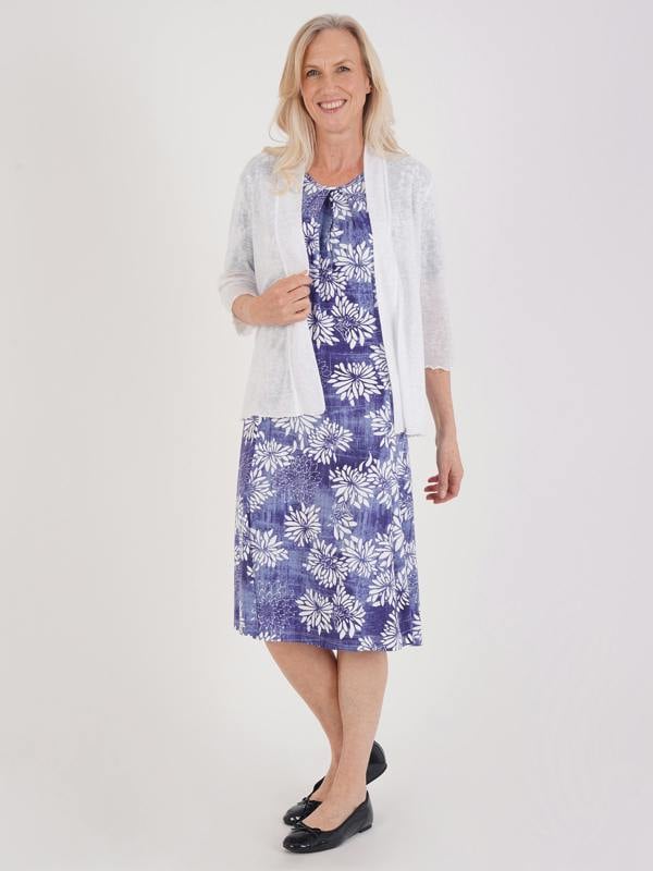 TIGI Batik Floral Print Dress