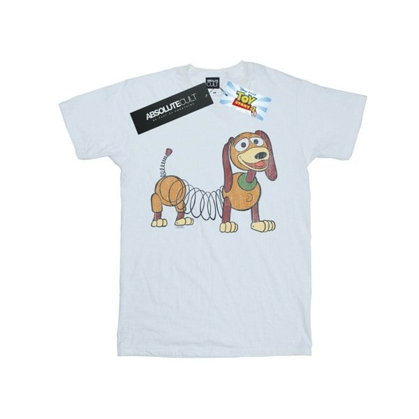 Disney Mens Toy Story 4 Slinky Pose T-Shirt - White