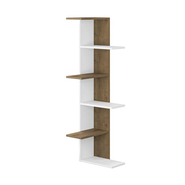 Decortie Saso Modern Corner Bookcase Display Unit Medium 141(H)cm