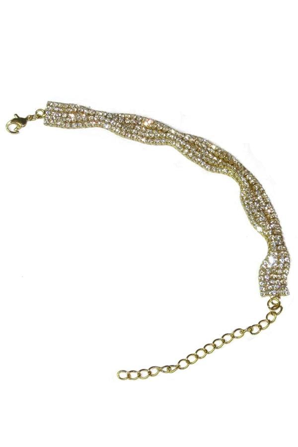 Paulo Due Crystal Diamante Bracelet