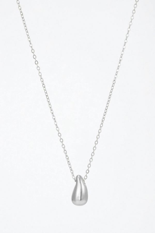 Serla Silver Waterdrop Necklace