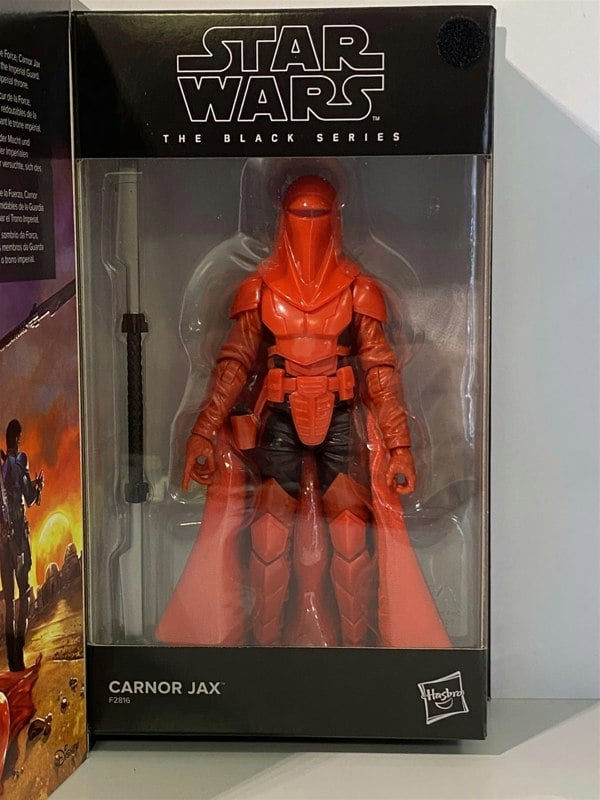 star wars carnor jax black series 50th anniversary lucas film hasbro f2816