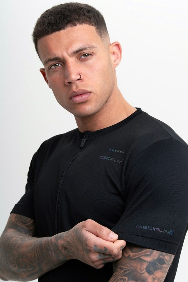 Discipline 365 Black Cycle Jersey Top