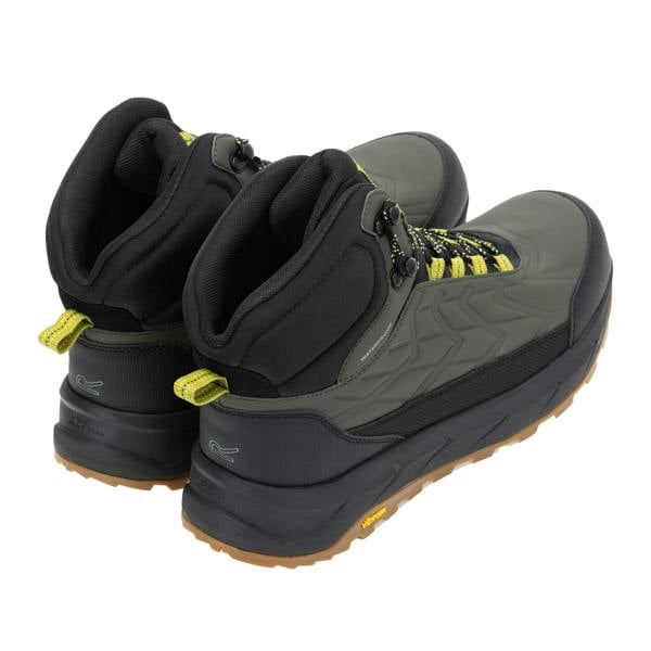 Regatta Mens Onyx Mid Cut Walking Boots - Dark Khaki/Cypress Green - 