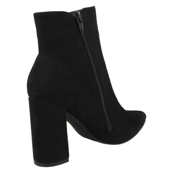 Spot On Ladies Spot On Zip Up Ankle Boots F51140