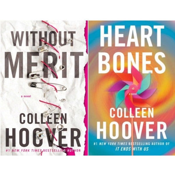 Colleen Hoover Collection 6 Books Set (Heart Bones, Without Merit, November 9, Ugly Love, Too Late, Confess)