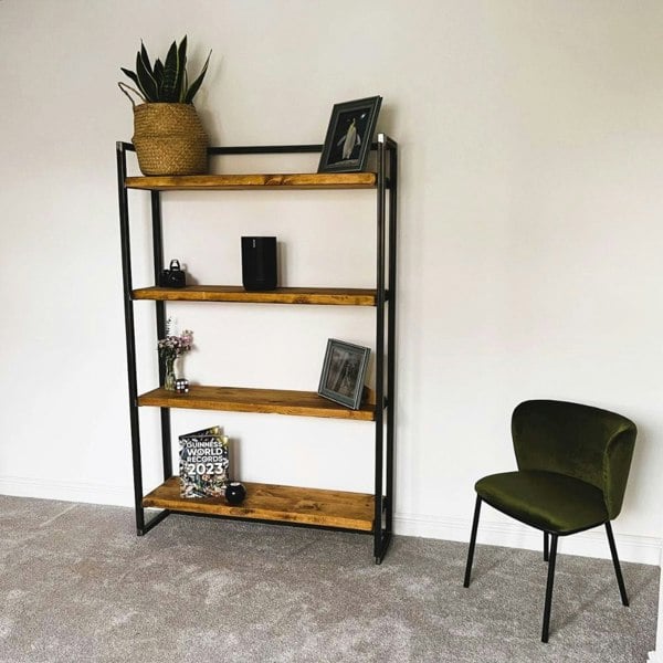 Hemming & Wills Bespoke Collection - Rustic Wood Shelving Unit