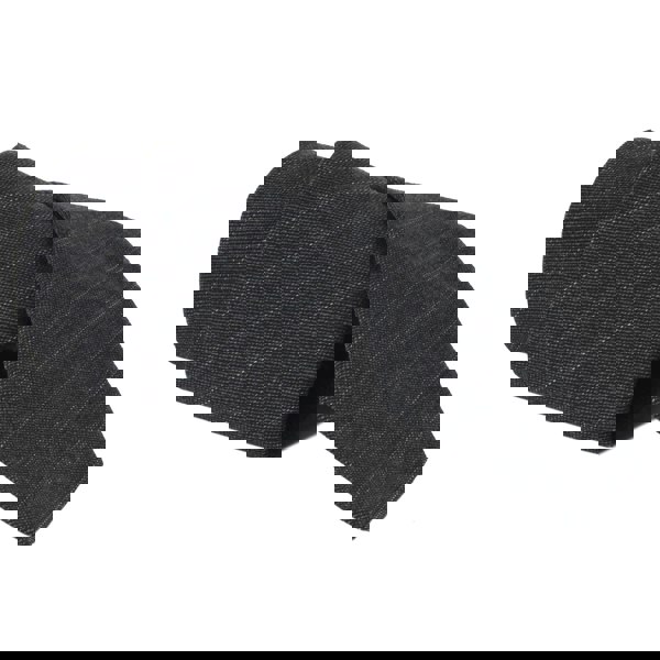 Dries Van Noten charcoal grey pinstripe tie