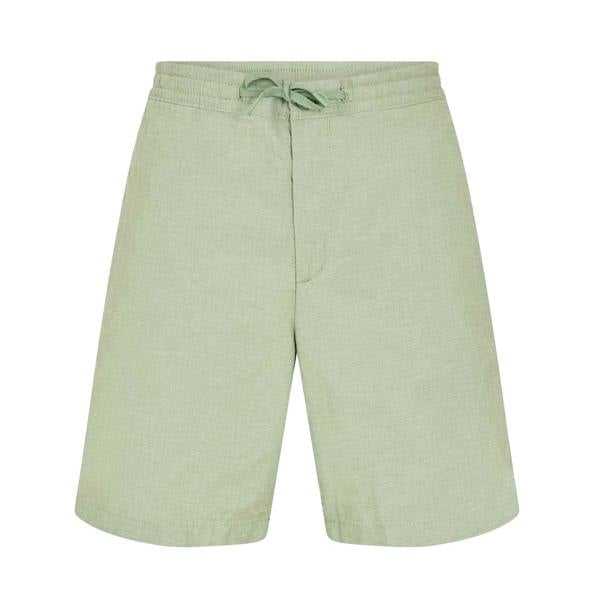 Timberland Mens Bay Cotton Linen Relaxed Fit Chino Shorts - Green Bay - 