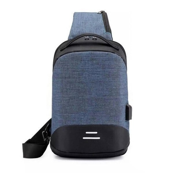 Aquarius Anti-Theft Waterproof Backpack with USB Charging Port Unisex Small Bag