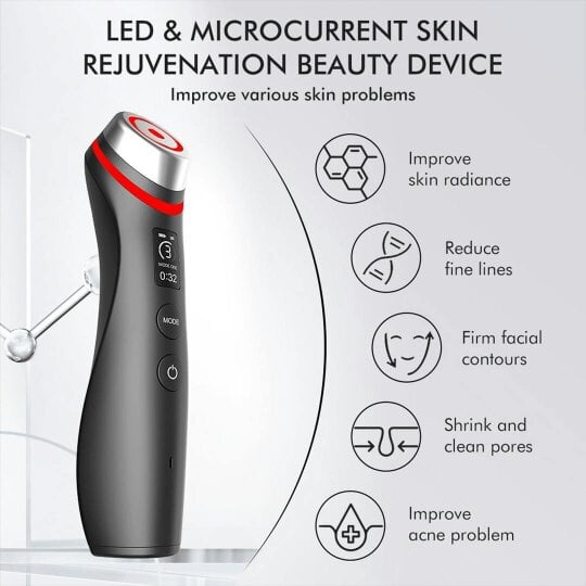 Havendro LED Anti Ageing Pen Therapy Age-R Booster 6-in-1 Care Skin Rejuvenation Device