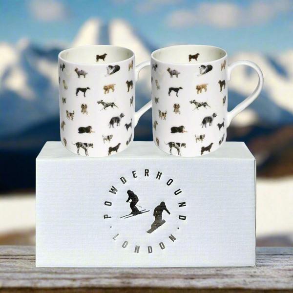 Powderhound Dog Chain Mug