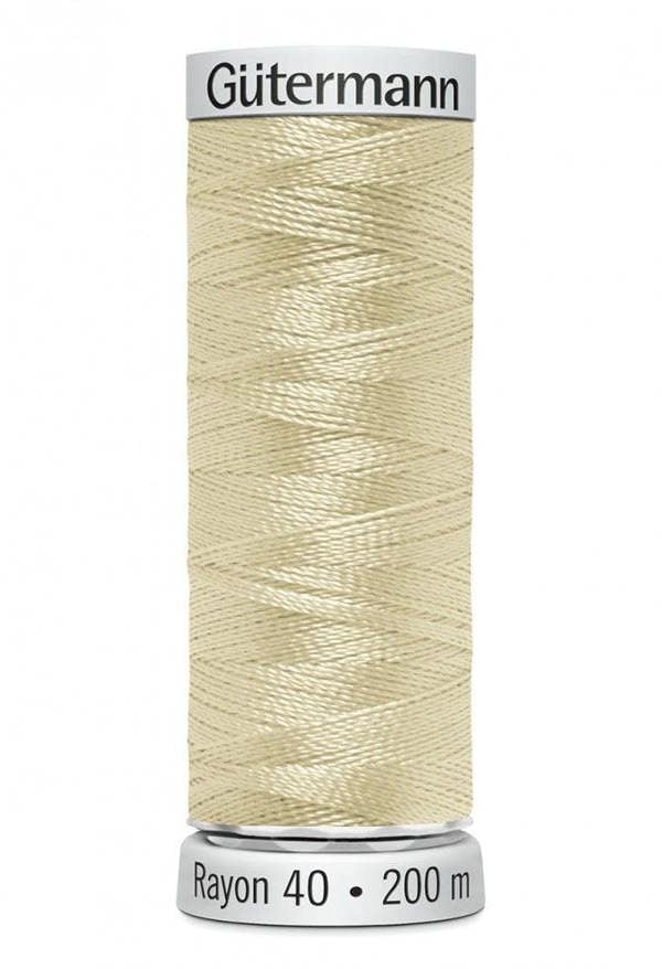 Gutermann No 40 Sulky Rayon Embroidery Thread 200m Rayon Thread Suitable For Embroidery