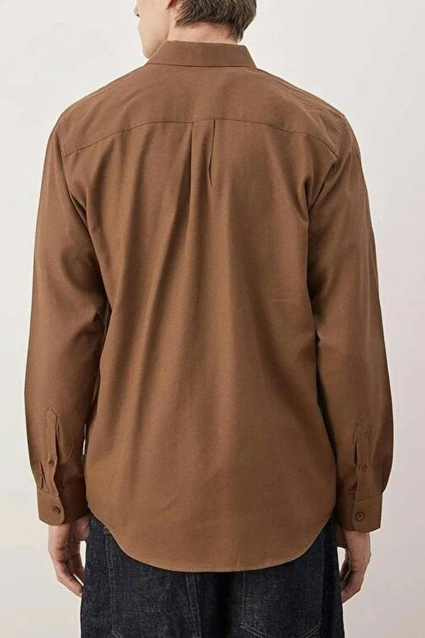 WOVCOR Regular Fit Gabardine Textured Men’s Shirt