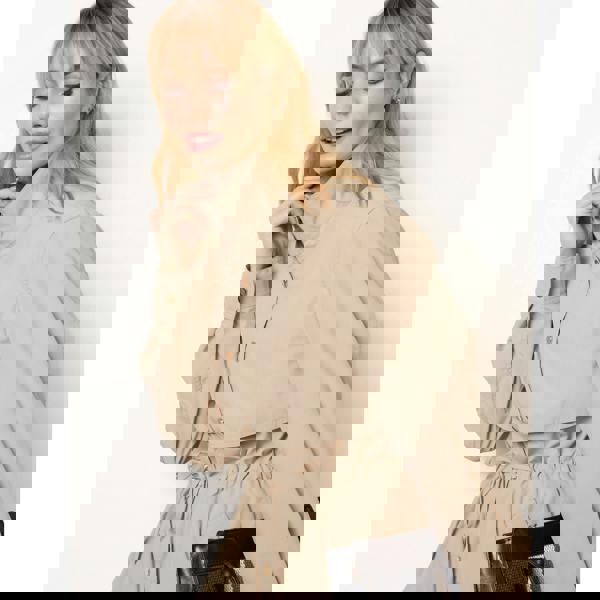 Blue Vanilla Adjustable Tie Up Light Weight Jacket