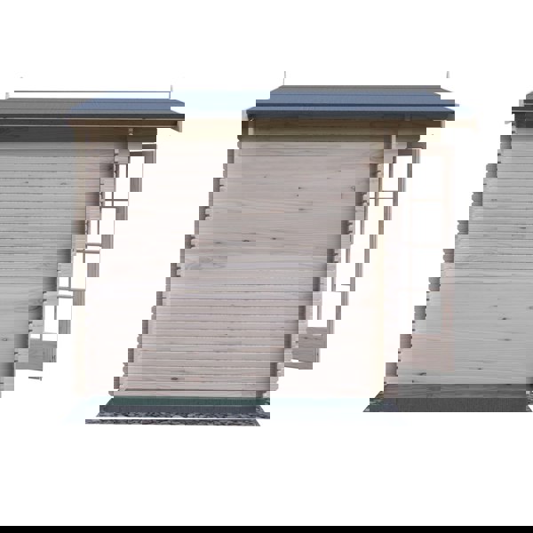 Shire Clipstone 12Gx8 Log Cabin 28mm interlock cladding - Best Shed