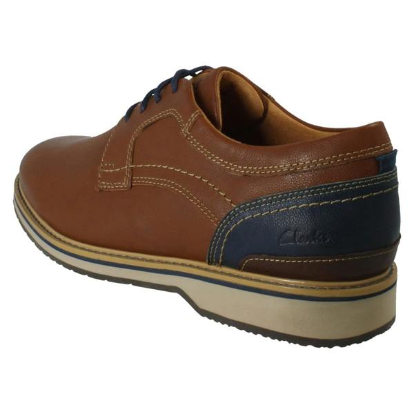 Clarks Mens Clarks Smart Casual Lace Up Shoes Monahan Plain