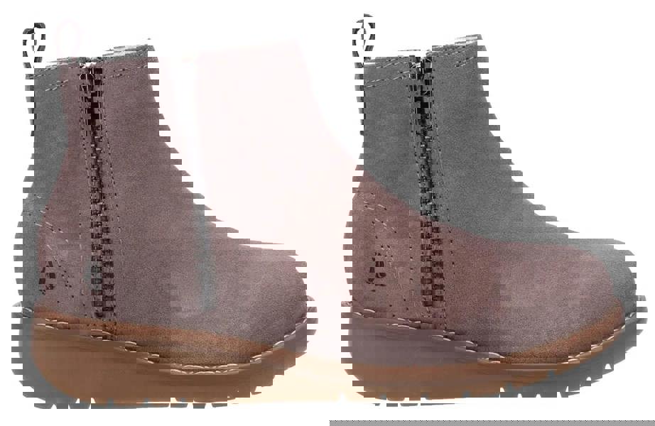 Hush Puppies Libby Womens Wedge Heel Casual Zip-Up Ankle Boots