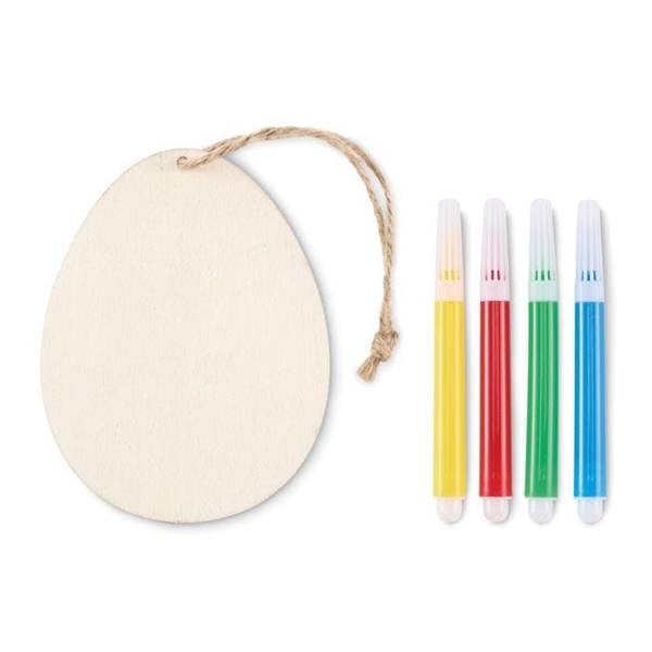MidOcean Dregg Easter Egg Painting Set - Wood - 