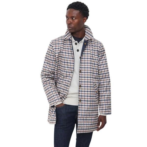 Aquascutum Active ARCHIVAL REVERSIBLE MID COAT AA_A005_JK003 BLUE NAVY Jacket Mens L