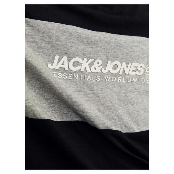 Jack And Jones Mens Colour Block Drop Shoulder T-Shirt - Black - 