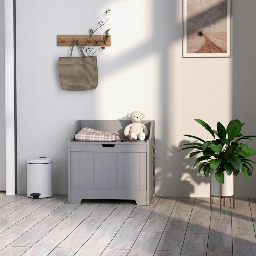 Wyld Haus Ralofa Grey Home Storage Chest With 61 Litre Capacity