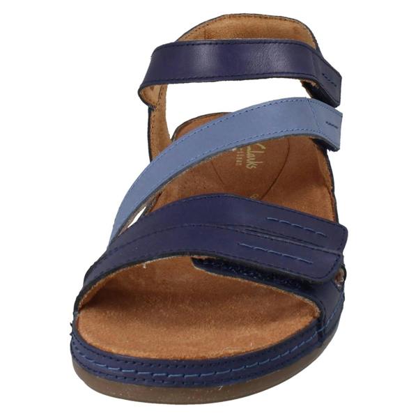 Clarks Ladies Clarks Hook and Loop Summer Sandals Cecily Mix