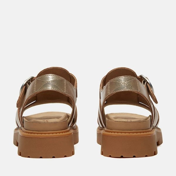 Timberland Clairemont Way Fisherman Leather Women's Sandals - Gold