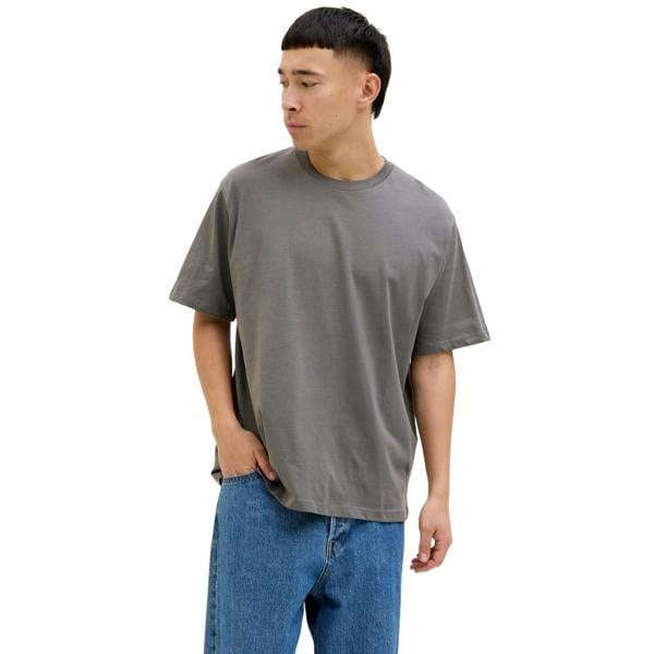 Jack And Jones Mens Loose Fit T-Shirt (Pack of 5) - White/Grey/Black - 